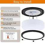 2-Pack 10Inch 30W LED Flush Mount Ceiling Light Fixtures Black, Ultra Bright 3200LM Dimmable Ceiling Lights, 5CCT 2700K 3000K 4000K 5000K 6500K, Ceiling Lamps for Kitchen Hallway Bedroom Bathroom