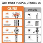 Egofine 46 Pieces 1/4 inch Drive Socket Ratchet Wrench Set, with Bit Socket Set Metric and Extension Bar for Auto Repairing and Household, with Storage Case