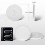 2Pack 12Inch LED Flush Mount Ceiling Light Fixture,24W 2400LM,Dimmable CCT 3000K/4000K/5000K,Round Flat Panel Light for Bedroom,0.7Inch Thin Modern Low Profile Hardwire Lights for Hallway,Porch