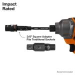 Klein Tools 32516HD KNECT 16-in-1 Impact-Rated Hybrid Screwdriver/Nut Driver, Magnetic, Flip Socket, 11 Bits, 2 Nut Drivers, 3/8-Inch Square Adapter