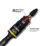 Klein Tools 32516HD KNECT 16-in-1 Impact-Rated Hybrid Screwdriver/Nut Driver, Magnetic, Flip Socket, 11 Bits, 2 Nut Drivers, 3/8-Inch Square Adapter