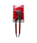 48-22-6310 10", Straight Jaw Pliers with Ream & Punch Exposed Metal Handles & Precision Ground Plier Head