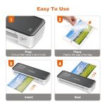 Bonsaii Laminator Machine, 9 Inch Laminators Machine with 50 Laminating Sheets, Laminator with Never Jam Technology for Doc/Posters/Photo, Simple Convenient for Home, Office and School - L418-C Grey