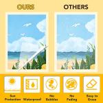 RowinsyDD 25 Pack Self Adhesive Laminating Sheets, 9 X 12 Inch, Clear Sticker Laminate Sheets Waterproof for Documents, Photos, No Machine Needed Heatless Durable