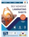 Self Stick Laminating Sheets 8.7 x 12.2 Inches, 4mil, Pack of 20, No Heat, No Machine, Peel and Stick Laminating Sheets, Self Adhesive Contact Paper, Self Sealing Clear Vinyl Stickers by VIOLLETO"