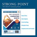 Self Stick Laminating Sheets 8.7 x 12.2 Inches, 4mil, Pack of 20, No Heat, No Machine, Peel and Stick Laminating Sheets, Self Adhesive Contact Paper, Self Sealing Clear Vinyl Stickers by VIOLLETO"