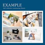 Self Stick Laminating Sheets 8.7 x 12.2 Inches, 4mil, Pack of 20, No Heat, No Machine, Peel and Stick Laminating Sheets, Self Adhesive Contact Paper, Self Sealing Clear Vinyl Stickers by VIOLLETO"