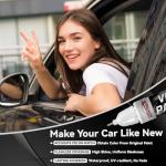 Black Touch Up Paint for Cars, Color Accurate Car Touch Up Paint, Professional Automotive Scratch Repair, Lasting Auto Scratch Remover, Quick Dry, Easy to Use, Safe and Waterproof, Versatile Use