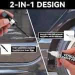 Black Touch Up Paint for Cars, Color Accurate Car Touch Up Paint, Professional Automotive Scratch Repair, Lasting Auto Scratch Remover, Quick Dry, Easy to Use, Safe and Waterproof, Versatile Use