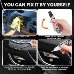 Black Touch Up Paint for Cars, Color Accurate Car Touch Up Paint, Professional Automotive Scratch Repair, Lasting Auto Scratch Remover, Quick Dry, Easy to Use, Safe and Waterproof, Versatile Use