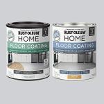 Rust-Oleum 367593 Home Interior Floor Coating Kit, Matte Pearl Gray 2 Count (Pack of 1)