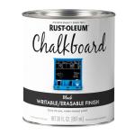 Rust-Oleum 206540 Chalkboard Brush-On Paint, 30 oz, Black