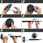 GIGALUMI 12 Pack Solar Lights Outdoor Waterproof, Cool White Pathway Lights Solar Powered, Landscape Lighting, Solar Garden Light for Decor, Patio, Garden, Yard, Pathways, Walkways