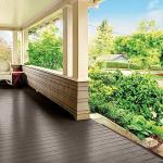 Glidden Grab-N-Go Porch and Floor Interior/Exterior Paint, 1 Gallon, Satin, Brown, Scratch Resistant, 128 Fl Oz (Pack of 1)