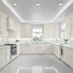 ALL-IN-ONE Paint by Heirloom Traditions, Linen (Soft Warm White), Quart - Durable cabinet and furniture paint. Built in primer and top coat, no sanding needed. Includes our 30 featured color card.