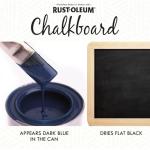 Rust-Oleum 206540 Chalkboard Brush-On Paint, 30 oz, Black