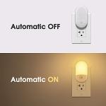 L LOHAS LED Night Lights Plug into Wall, [2 Pack] LED Dimmable Night Light with Light Sensors, 30/60LM Adjustable Brightness Nightlights, Soft White 3000K Automatic Night Light for Kid, Hallway