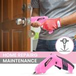 Pink 136-Piece Tool Set with Electric Screwdriver