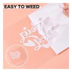 HTVRONT Heat Transfer Vinyl White HTV Rolls - 12" x 20ft White Iron on Vinyl for All Cutting Machines, HTV Vinyl for Shirts - Easy to Cut & Weed for Heat Transfer Design