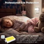 DORESshop Led Night Light, Plug into Wall, [2 Pack] with Dusk to Dawn Sensor, 1W 5000K Dimmable Night Light from 0LM to 100LM for Bathroom Hallway Bedroom Kids Room Stairway