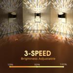 Briignite Night Light, Night Lights Plug into Wall, LED Projector Night Light, Soft White for Bedroom, Dimmable Brightness Dusk to Dawn Nightlight for Kids, Nursery, Bathroom, Home Decor, Gaming Room