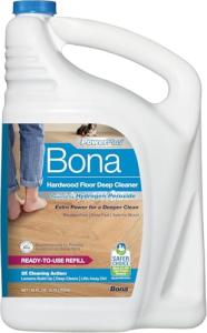 Bona PowerPlus Hardwood Floor Deep Cleaner Refill - 128 fl oz - Refill for Bona Spray Mops and Spray Bottles - Residue-Free Floor Cleaning Solution for Wood Floors