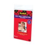 Scotch Self-Sealing Laminating Pouches, Gloss Finish, Photo Size 4 x 6 Inches, 5/Pack