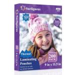 Laminating Sheets 8.5 x 11, 200 Pack Thermal Laminating Pouches 3 mil, Clear Thermal Laminating Plastic Paper Laminator Sheets, Clear Laminate Sheets Fits Letter Sized Paper (8.9 in. × 11.4 in.).
