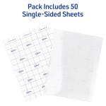 Avery Clear Laminating Sheets, 9" x 12", Permanent Self-Adhesive, 50 Self-Laminating Sheets, Great for Protecting Documents, Photos, and Signs More (73601)