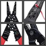 8-Inch Multi-Function Wire Stripper and Crimper