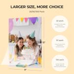 HTVRONT Self-Adhesive Laminating Sheets - 100 Pack, 5mil, 9 X 12 Inches Self Laminating Sheets, No Machine Needed Clear Laminate Sheets for Protecting and Preserving Documents, Photos, Menus, Stickers