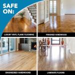 Weiman Hardwood Floor Cleaner and Polish Restorer Combo - 2 Pack - High-Traffic Hardwood Floor, Natural Shine, Removes Scratches, Leaves Protective Layer