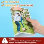 CAREGY Thermal Laminating Pouches, 300 Pack Laminating Sheets, 3 Mil, 9 x 11.5 Inches Lamination Sheet Paper for Laminator, Clear, Letter Size, Office and School Supplies