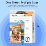 KTRIO 200 Pack Laminating Sheets, Hold 8.5 x 11 Inches, 3 Mil Thermal Laminating Pouches, 9 x 11.5 Laminate Sheets for Laminator, Clear Lamination Sheet Paper, Letter Size, Office School Home Supplies