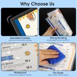 KTRIO 200 Pack Laminating Sheets, Hold 8.5 x 11 Inches, 3 Mil Thermal Laminating Pouches, 9 x 11.5 Laminate Sheets for Laminator, Clear Lamination Sheet Paper, Letter Size, Office School Home Supplies