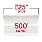 GBC Thermal Laminating Film Roll, 2 Pack, NAP I, 1" Poly-In Core, 1.5 Mil Laminate Rolls, 25" x 500', School Lamination (3000004)