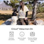 Cricut Value Iron On, Gold (12in x 5ft roll) - HTV Heat Transfer Vinyl