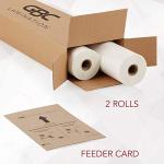 GBC Thermal Laminating Film Roll, 2 Pack, NAP I, 1" Poly-In Core, 1.5 Mil Laminate Rolls, 25" x 500', School Lamination (3000004)
