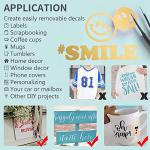 Lya Vinyl Mirror Gold Permanent Vinyl Roll 12" x 6FT Metallic Outdoor Permanent Vinyl for Cutting Machine - Adhesive Roll for Home Decor, Party Decoration, Mug, Window