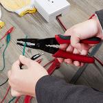 8-Inch Multi-Function Wire Stripper and Crimper