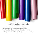 Cricut Value Iron On, Gold (12in x 5ft roll) - HTV Heat Transfer Vinyl