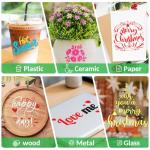 12" x 14FT Black Vinyl - Glossy Black Permanent Vinyl with PET Backing [Easier Weed Never Residue], Permanent Adhesive for Cutting Machine, Party Decoration, Car Decal, Signs, Scrapbooking