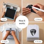 Cricut Value Iron On, Gold (12in x 5ft roll) - HTV Heat Transfer Vinyl