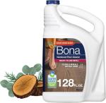 Bona Hardwood Floor Cleaner Refill - 128 fl oz - Cedar Wood Scent - Residue-Free Floor Cleaning Solution Spray Mop and Spray Bottle Refill - For Wood Floors