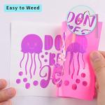 HTVRONT Holographic Vinyl - 12 Sheets 12 "x12 Holographic Permanent Vinyl for All Cutting Machine - Easy to Weed & Transfer Iridescent Craft Adhesive Vinyl Sheets