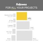 Fellowes Thermal Laminating Sheets, 3mil Letter Size Pouches, 9 x 11.5, 200 Pack, Clear (5743401)