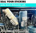 Turner Moore Edition Matte Clear Sticker Laminate Roll - Self-Adhesive, 12" x 15FT, Waterproof for Cricut & Stencils