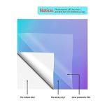 HTVRONT Holographic Vinyl - 12 Sheets 12 "x12 Holographic Permanent Vinyl for All Cutting Machine - Easy to Weed & Transfer Iridescent Craft Adhesive Vinyl Sheets