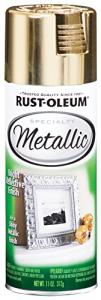 Rust-Oleum 340647 Specialty Metallic Spray Paint, 11 oz, Metallic Gold