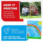 10mil Self-Adhesive Cold Laminating Sheets (120 Variety Count) Letter, Photo, Card, Notecard, I.D. Badge and Business Card Sizes. No Heat, No Machine needed, Easy Self-Sealing Pouches